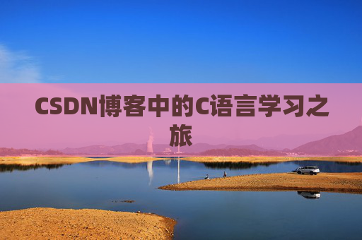 CSDN博客中的C语言学习之旅